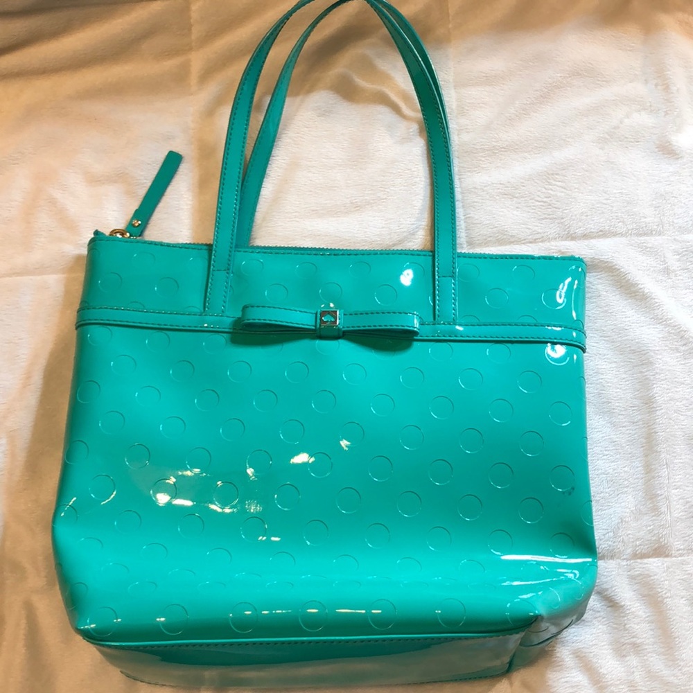 Kate Spade Turquoise Tote Bag